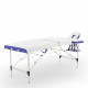 Массажный стол складной алюминиевый JFAL01A 2-х секционный